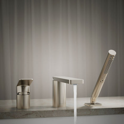 KOHLER K-23488-4 Parallel Deck-mount bath faucet with handshower
