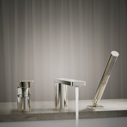 KOHLER K-23488-4 Parallel Deck-mount bath faucet with handshower