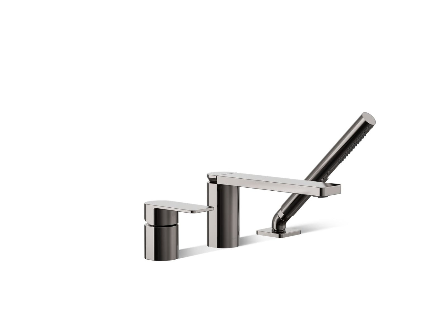 KOHLER K-23488-4 Parallel Deck-mount bath faucet with handshower
