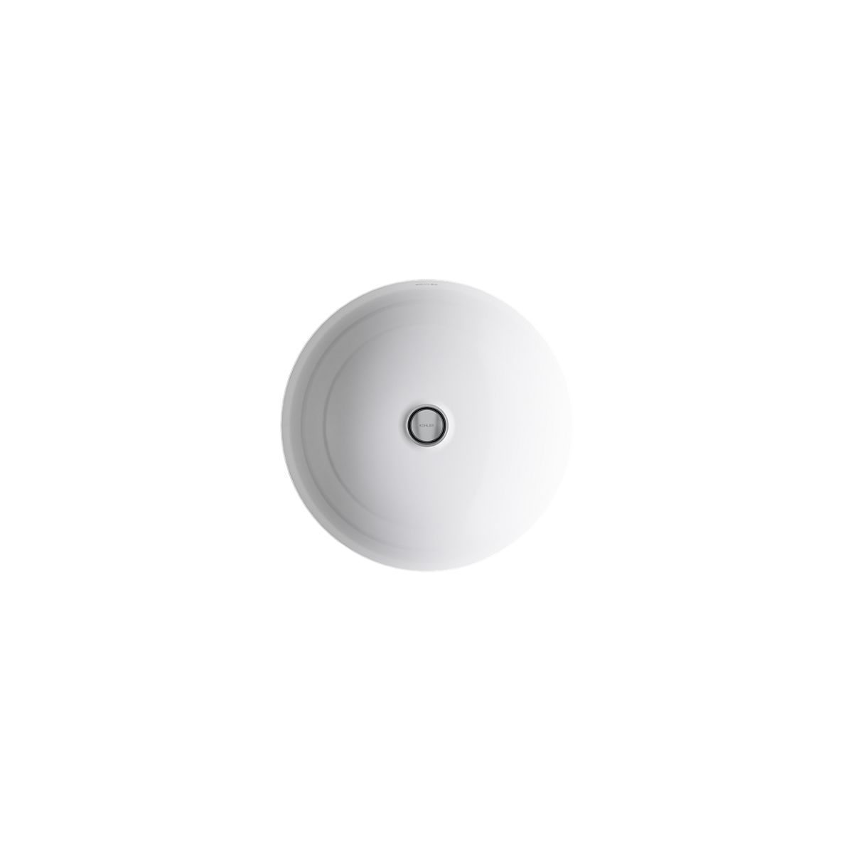 KOHLER K-2349 Camber 16-1/4" round undermount bathroom sink, no overflow