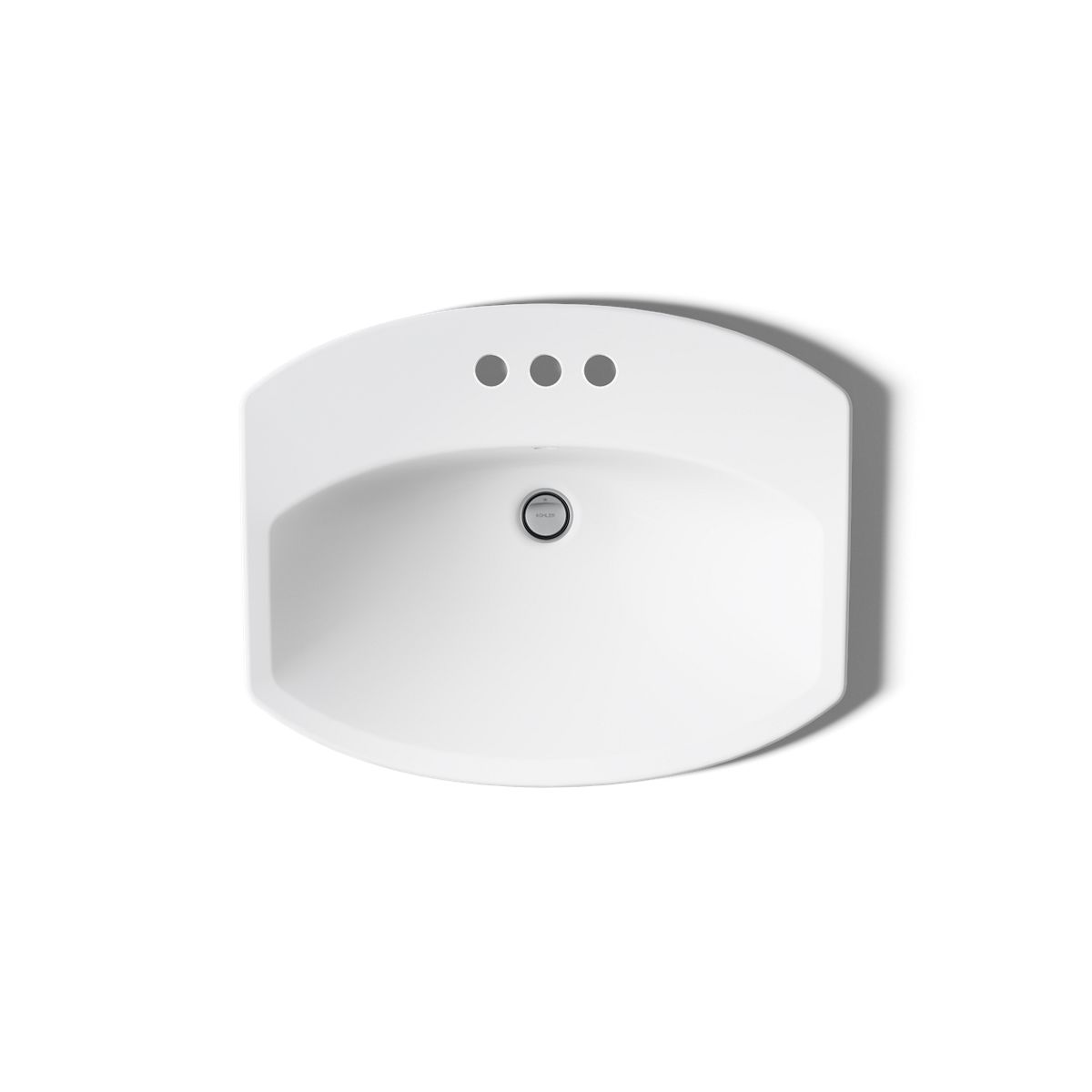 KOHLER K-2351-4 Cimarron 22-3/4" rectangle drop-in bathroom sink