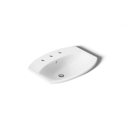 KOHLER K-2351-8 Cimarron 22-3/4" rectangle drop-in bathroom sink