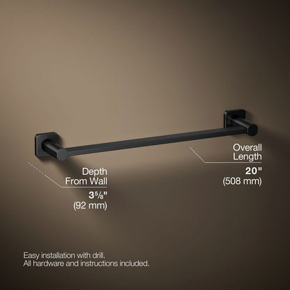 KOHLER K-23524 Parallel 18" towel bar