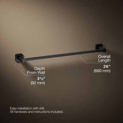KOHLER K-23525 Parallel 24" towel bar