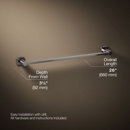 KOHLER K-23525 Parallel 24" towel bar