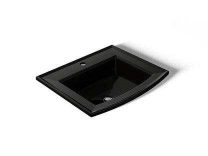 KOHLER Archer 22-3/4" rectangular drop-in bathroom sink