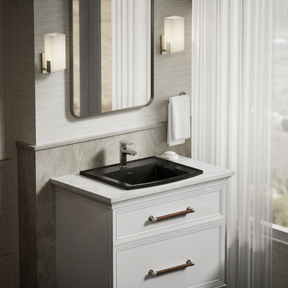 KOHLER Archer 22-3/4" rectangular drop-in bathroom sink