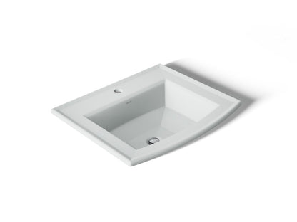 KOHLER Archer 22-3/4" rectangular drop-in bathroom sink