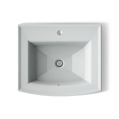 KOHLER Archer 22-3/4" rectangular drop-in bathroom sink