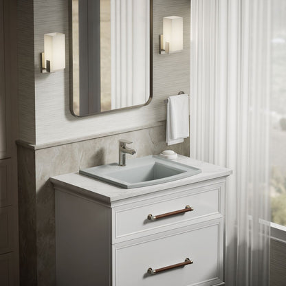 KOHLER Archer 22-3/4" rectangular drop-in bathroom sink