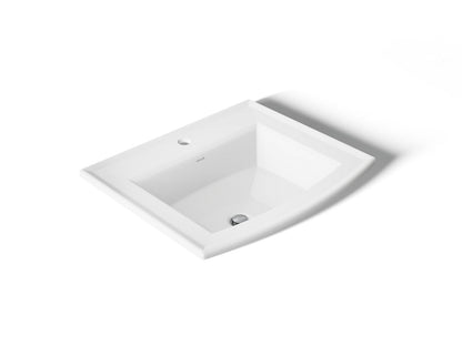 KOHLER Archer 22-3/4" rectangular drop-in bathroom sink