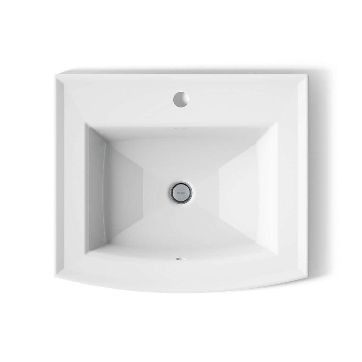 KOHLER Archer 22-3/4" rectangular drop-in bathroom sink