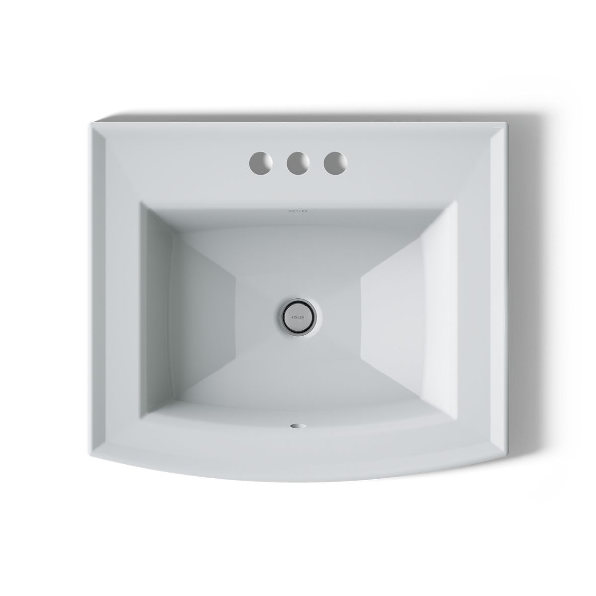 KOHLER Archer 22-3/4" rectangular drop-in bathroom sink