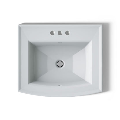 KOHLER Archer 22-3/4" rectangular drop-in bathroom sink