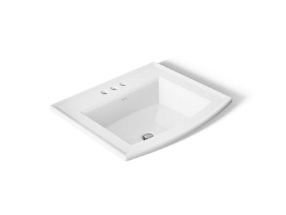 KOHLER Archer 22-3/4" rectangular drop-in bathroom sink