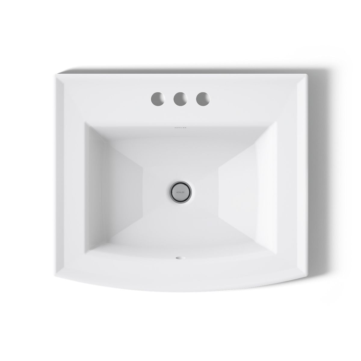 KOHLER Archer 22-3/4" rectangular drop-in bathroom sink