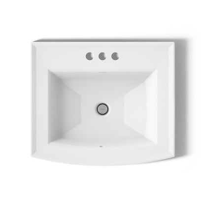 KOHLER Archer 22-3/4" rectangular drop-in bathroom sink