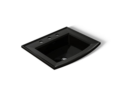 KOHLER Archer 22-3/4" rectangular drop-in bathroom sink