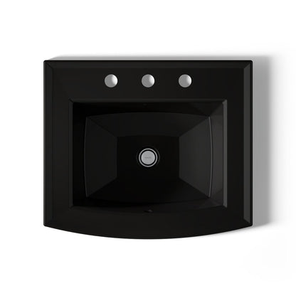 KOHLER Archer 22-3/4" rectangular drop-in bathroom sink