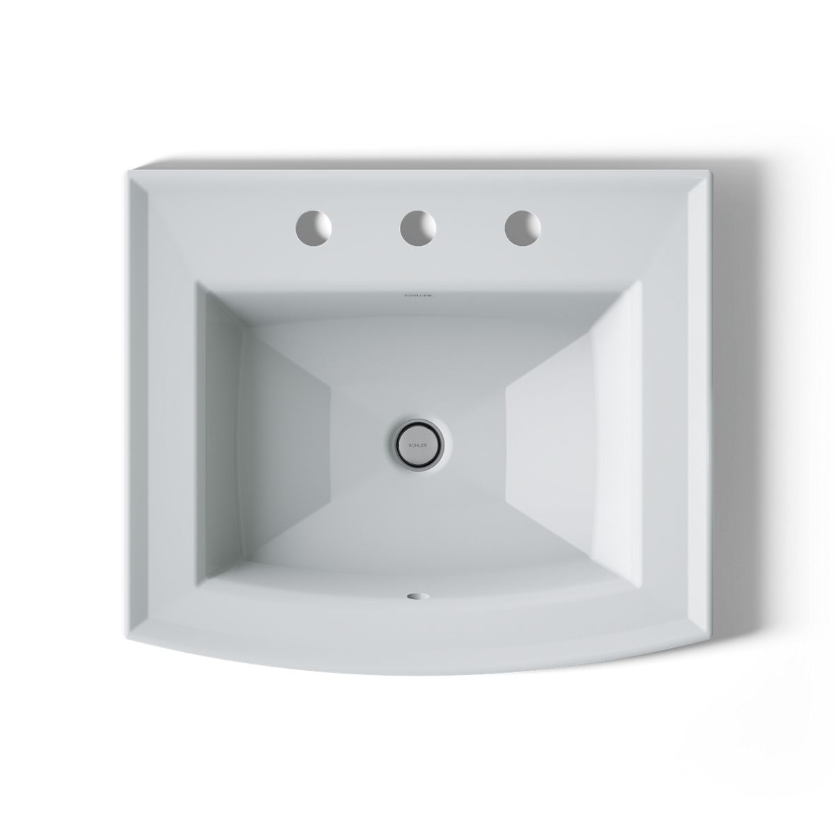 KOHLER Archer 22-3/4" rectangular drop-in bathroom sink