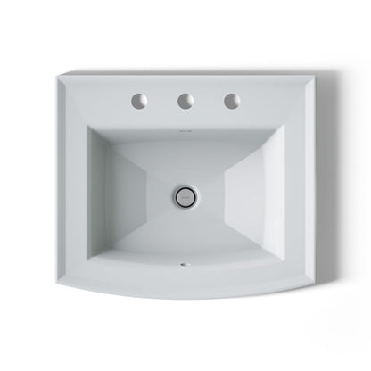 KOHLER Archer 22-3/4" rectangular drop-in bathroom sink