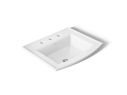 KOHLER Archer 22-3/4" rectangular drop-in bathroom sink