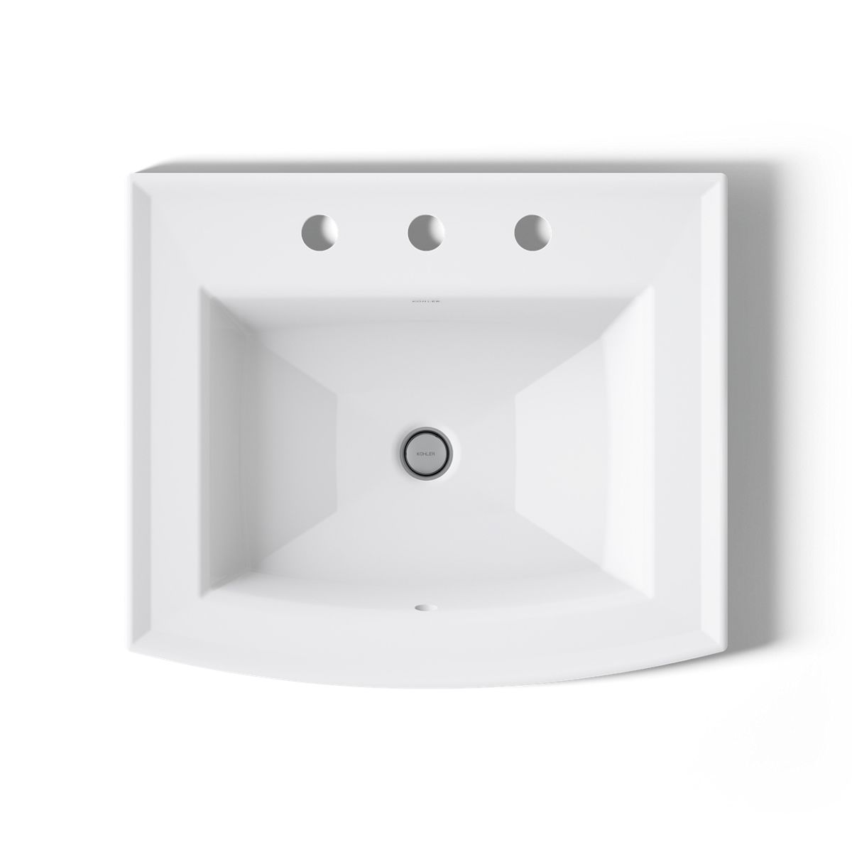KOHLER Archer 22-3/4" rectangular drop-in bathroom sink