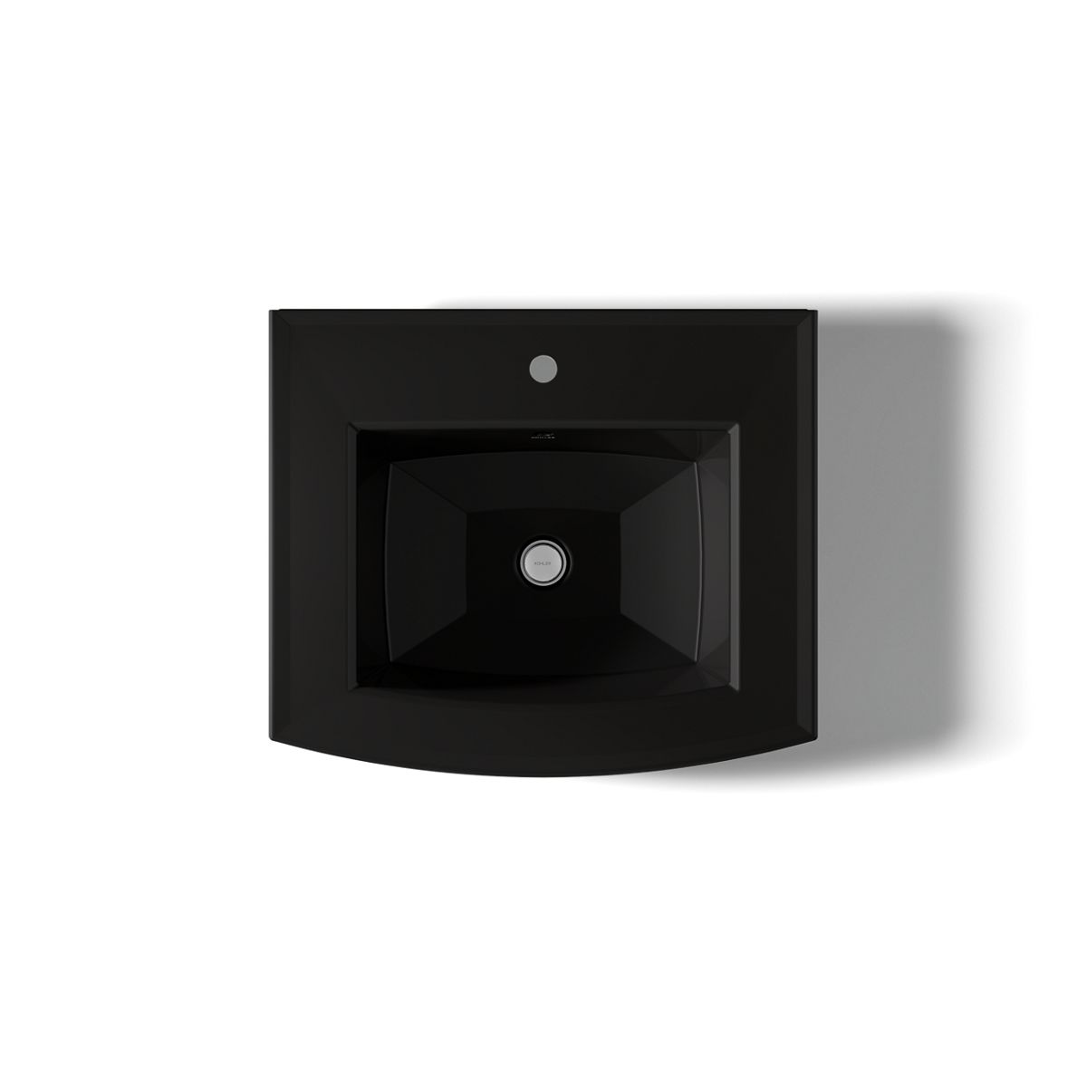 KOHLER Archer 24" rectangular pedestal bathroom sink