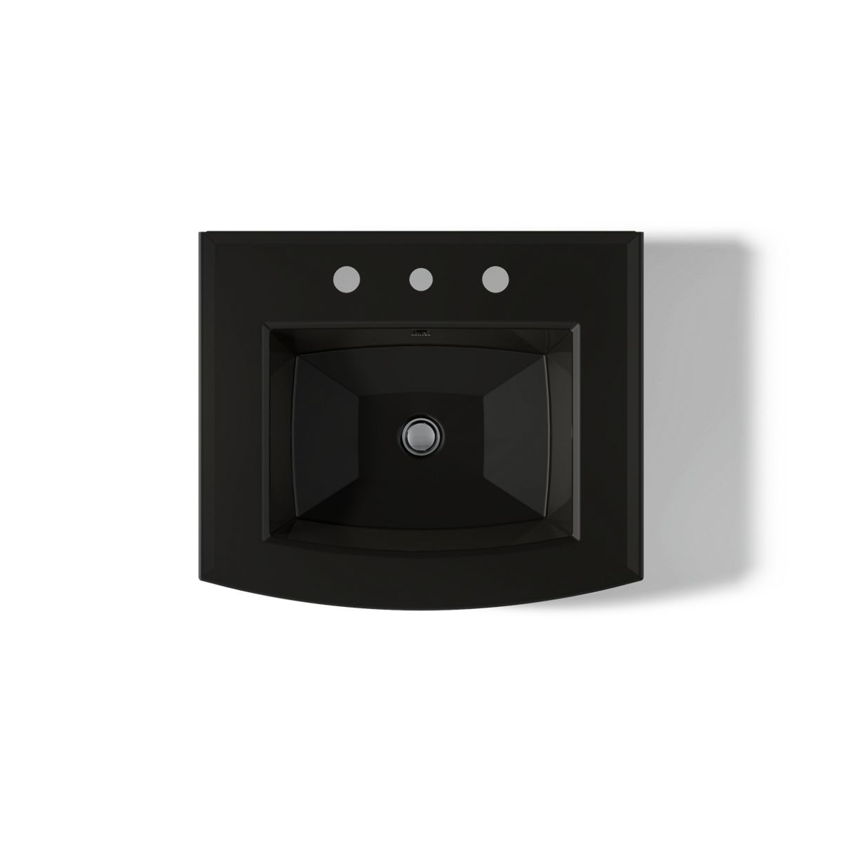 KOHLER Archer 24" rectangular pedestal bathroom sink