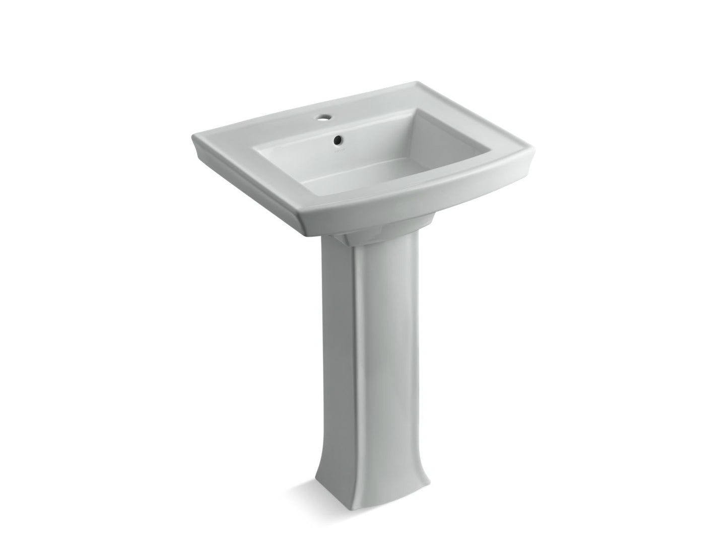 KOHLER 2359-1 Archer Pedestal bathroom sink with single faucet hole