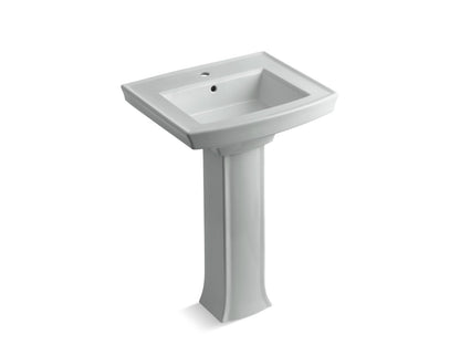 KOHLER 2359-1 Archer Pedestal bathroom sink with single faucet hole