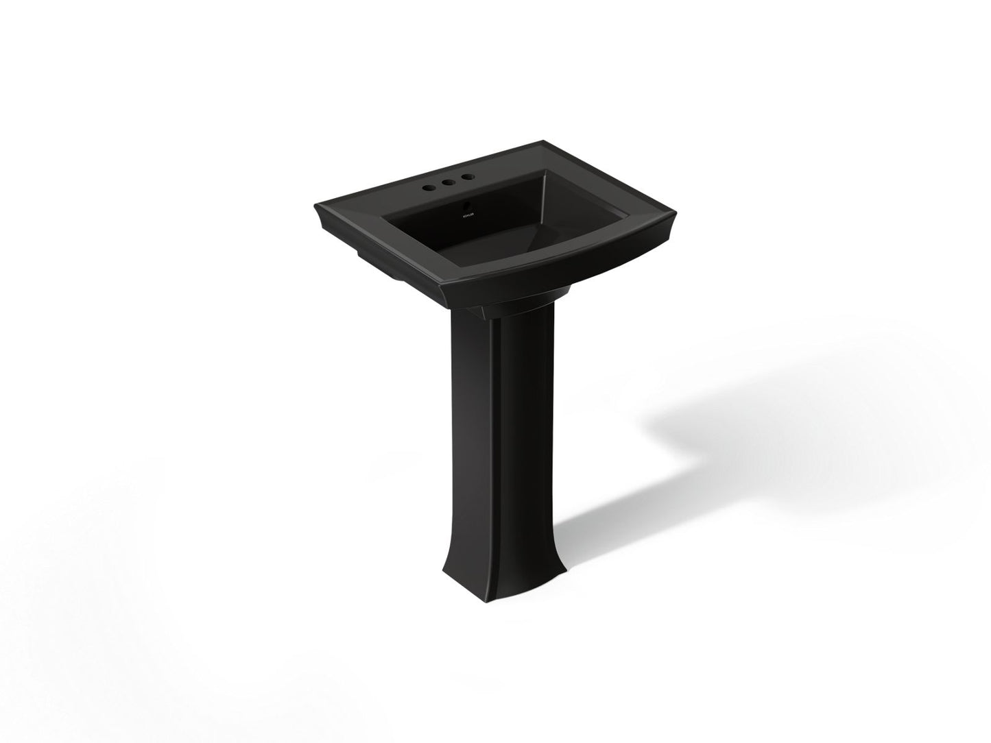 KOHLER 2359-4 Archer Pedestal bathroom sink with 4" centerset faucet holes
