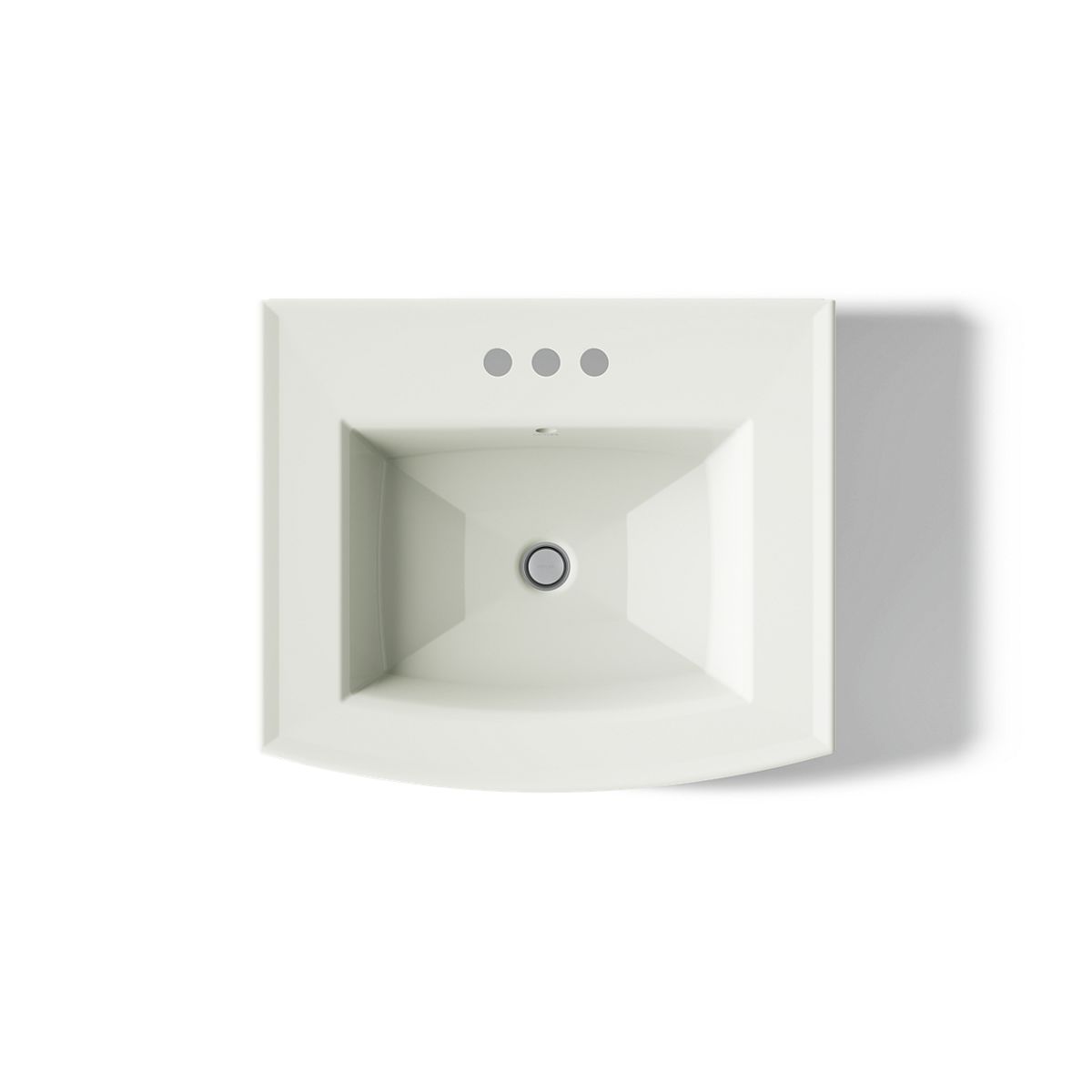 KOHLER 2359-4 Archer Pedestal bathroom sink with 4" centerset faucet holes