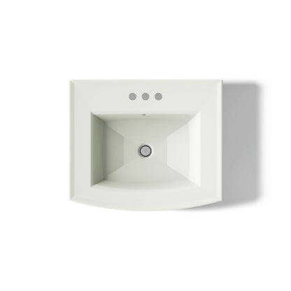 KOHLER 2359-4 Archer Pedestal bathroom sink with 4" centerset faucet holes