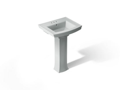 KOHLER 2359-4 Archer Pedestal bathroom sink with 4" centerset faucet holes