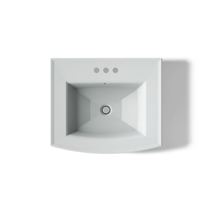 KOHLER 2359-4 Archer Pedestal bathroom sink with 4" centerset faucet holes