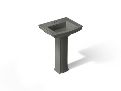 KOHLER 2359-4 Archer Pedestal bathroom sink with 4" centerset faucet holes