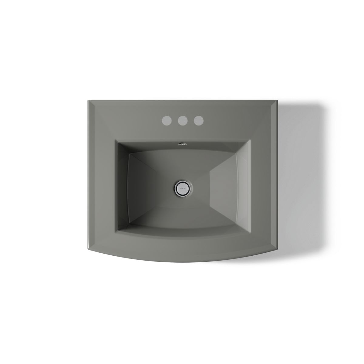 KOHLER 2359-4 Archer Pedestal bathroom sink with 4" centerset faucet holes