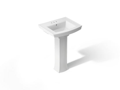 KOHLER 2359-4 Archer Pedestal bathroom sink with 4" centerset faucet holes