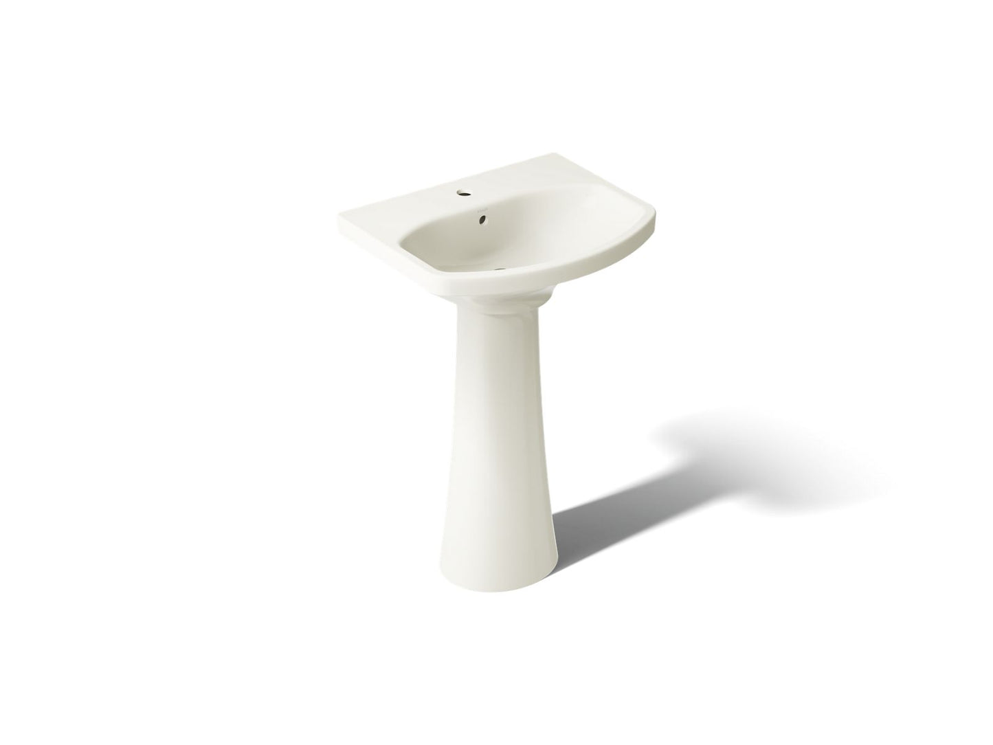 KOHLER 2362-1 Cimarron Pedestal bathroom sink with single faucet hole