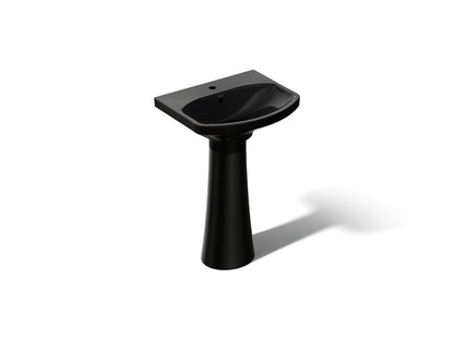 KOHLER 2362-1 Cimarron Pedestal bathroom sink with single faucet hole