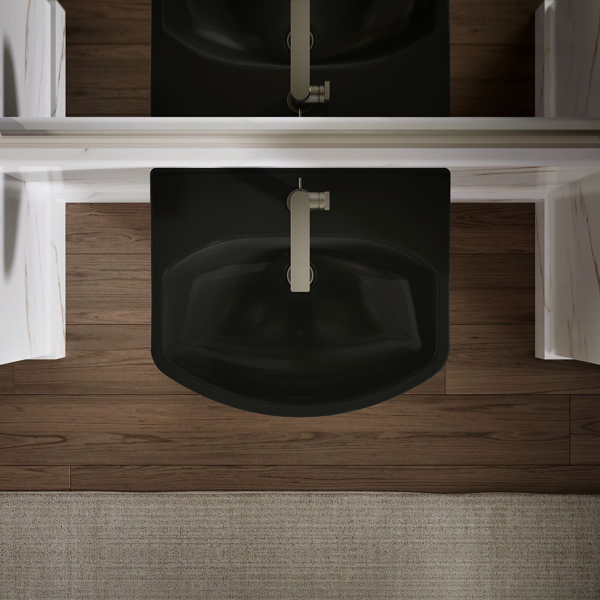 KOHLER 2362-1 Cimarron Pedestal bathroom sink with single faucet hole