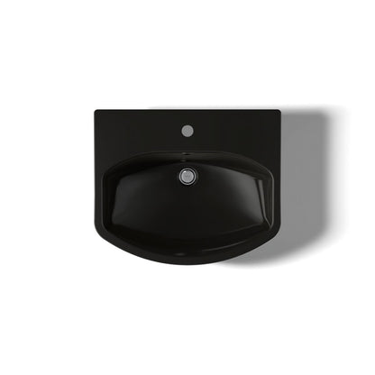KOHLER 2362-1 Cimarron Pedestal bathroom sink with single faucet hole