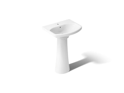 KOHLER 2362-1 Cimarron Pedestal bathroom sink with single faucet hole