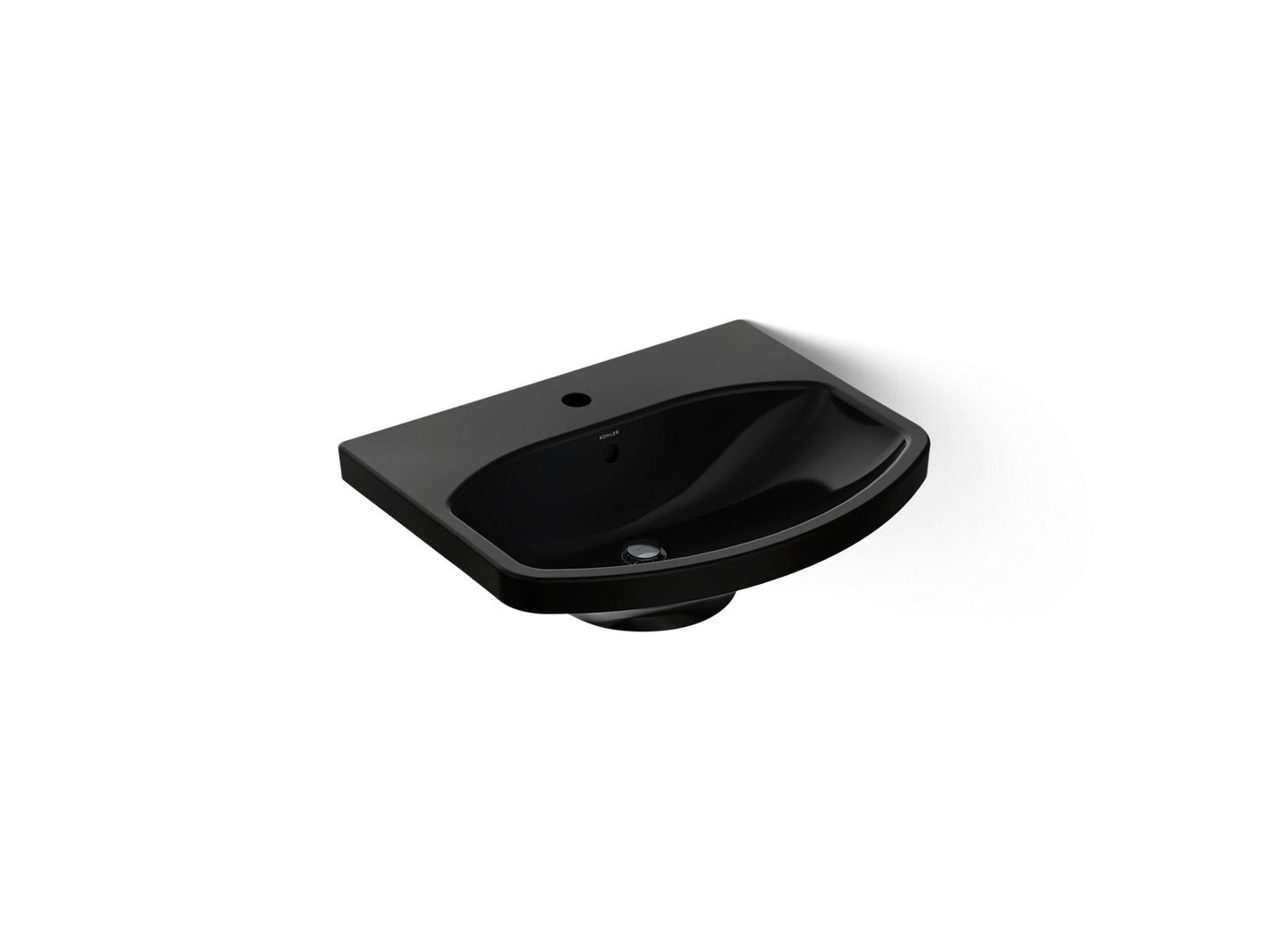 KOHLER Cimarron 22-3/4" rectangular pedestal bathroom sink