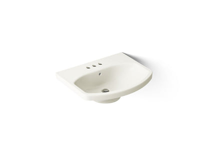 KOHLER Cimarron 22-3/4" rectangular pedestal bathroom sink