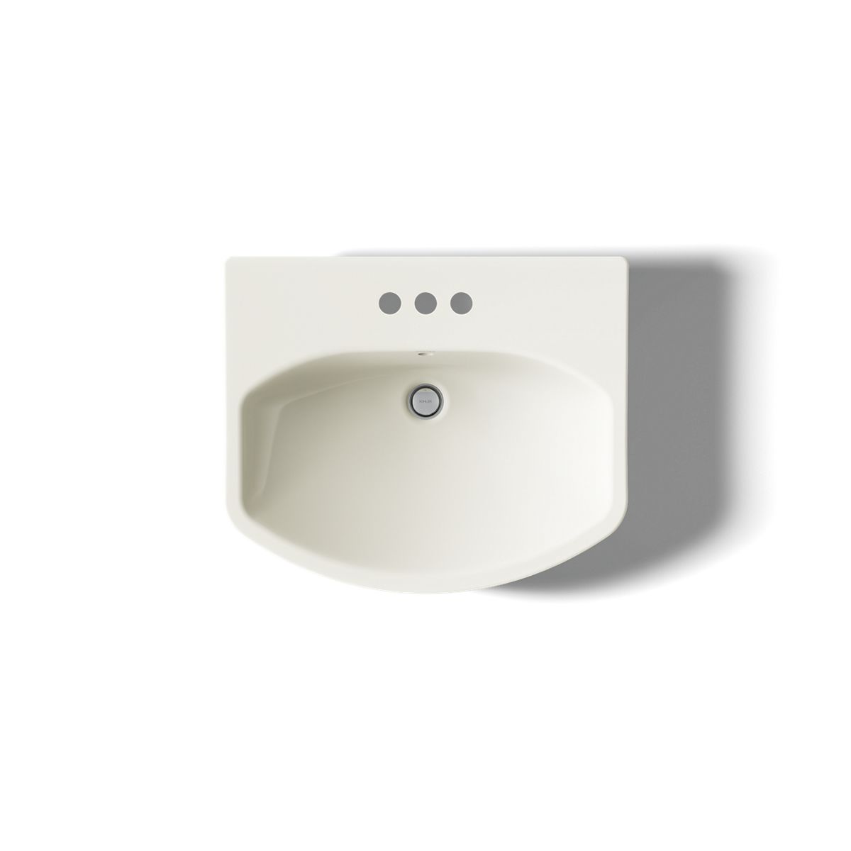 KOHLER Cimarron 22-3/4" rectangular pedestal bathroom sink