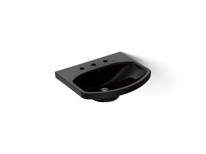 KOHLER Cimarron 22-3/4" rectangular pedestal bathroom sink