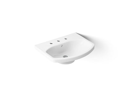 KOHLER Cimarron 22-3/4" rectangular pedestal bathroom sink