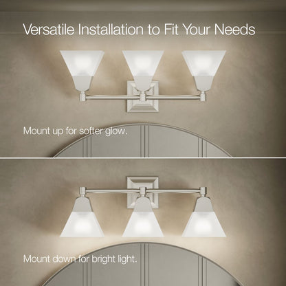 3/4 view of product with dimensions